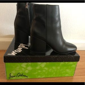 Sam Edelman Black Booties